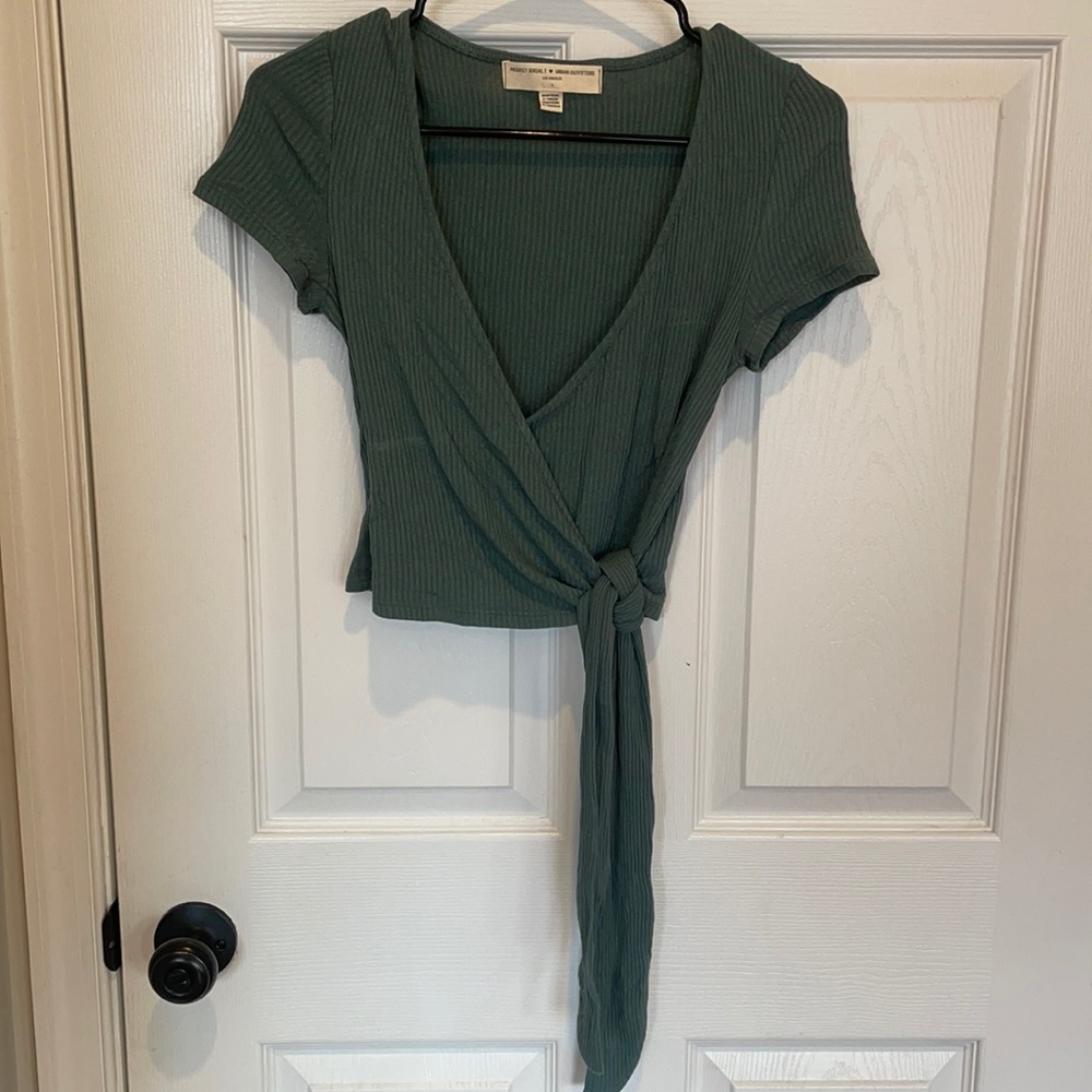 Wrapped crop top